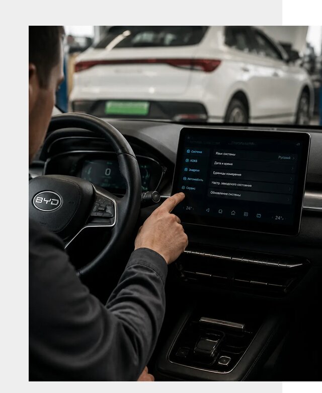 Русификация BYD E2 в Луге от 15362 р. | ФастМобиль-Лга под ключ
