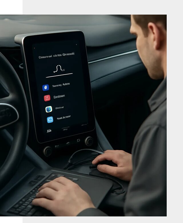 Установка приложений Lynk Co на автомобиль в Луге